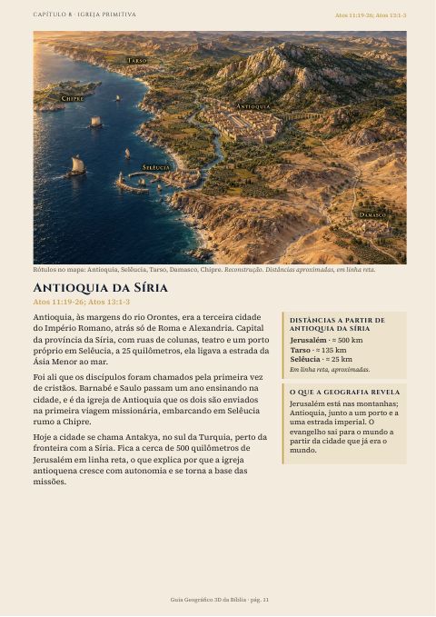 Antioquia da Síria · Atos 11:19-26; Atos 13:1-3