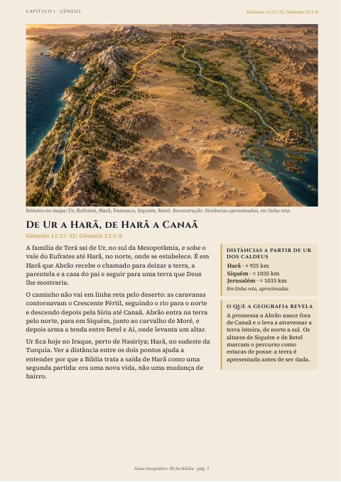 De Ur a Harã, de Harã a Canaã · Gênesis 11:27-32; Gênesis 12:1-9